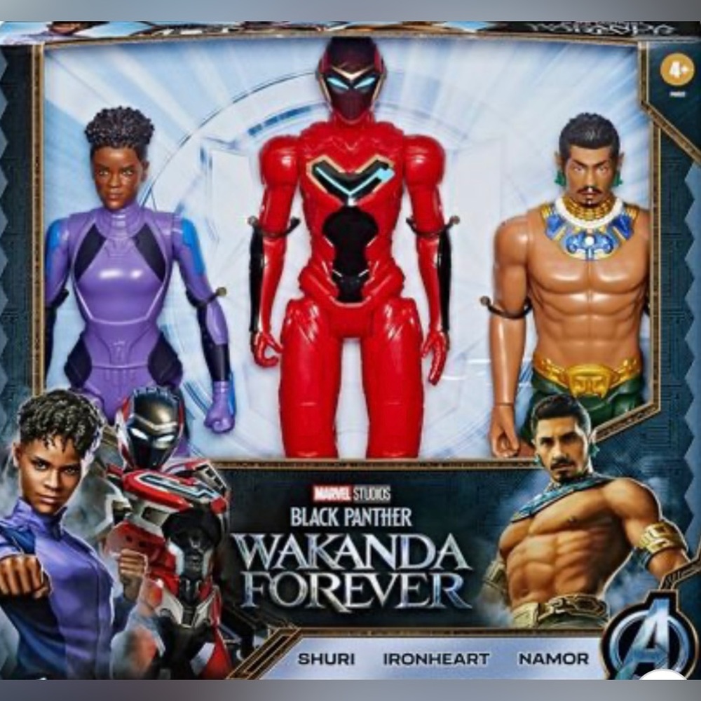 Marvel Black Panther Wakanda Forever Titan Hero Series ,Shuri, Ironheart & Namor